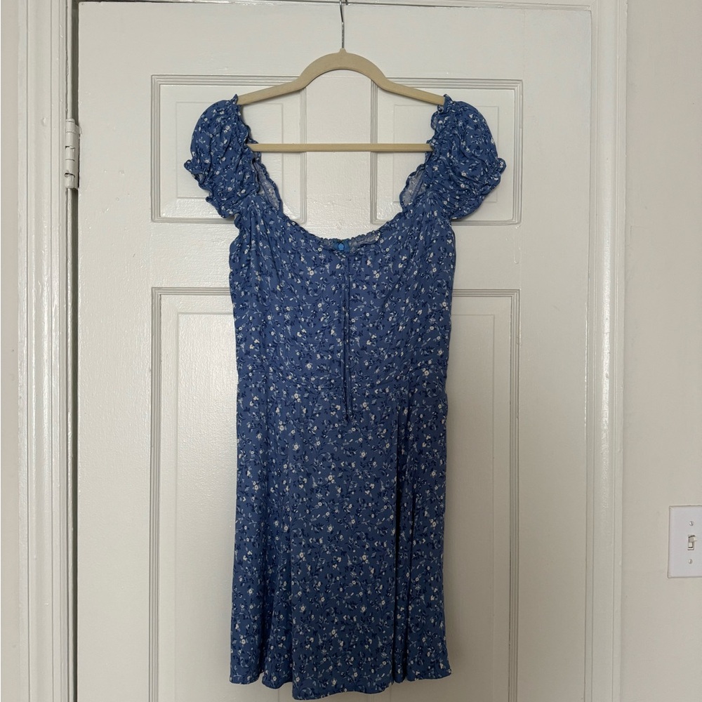 Blue Floral Reformation Dress